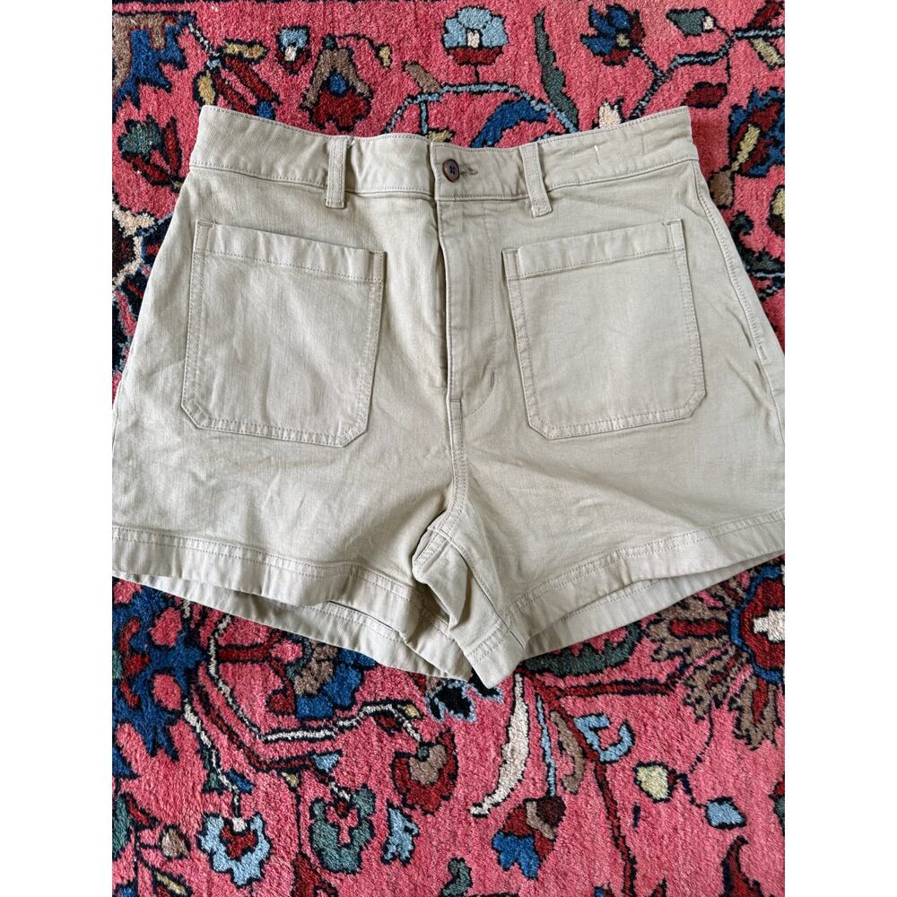 Madewell High Rise Emmett Shorts Women's size 28 khaki Mom NU667